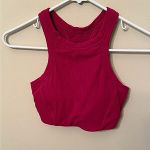 EUC Lululemon Ribbed High Neck Niki Yoga Bra A-C Cups Size 6